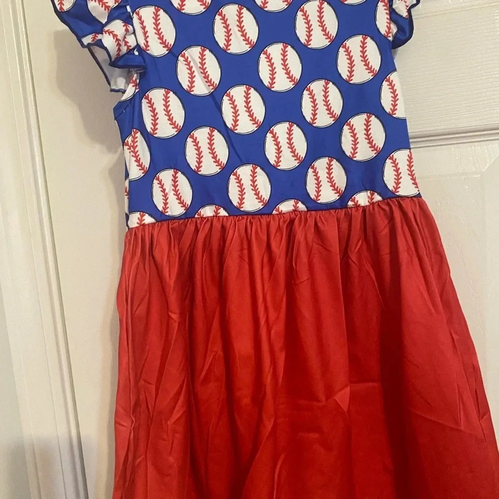 New Girl’s Baseball Dress